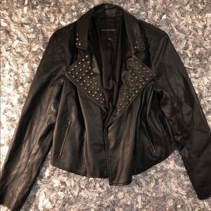 Rock & Republic Faux Leather Studded Jacket